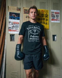 TITLE Boxing Jack Tee 9 TITLE Boxing Jack Tee -Knockout Gear TBTS190BK 1