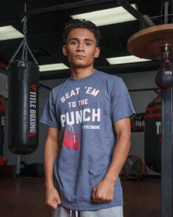 TITLE Boxing Beat Em To The Punch Tee -Knockout Gear TBTS204 2
