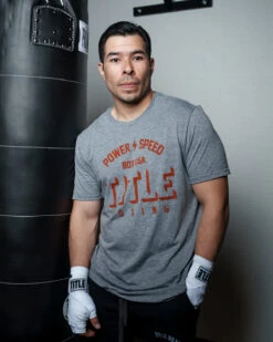 TITLE Boxing Power And Speed Tee 14 TITLE Boxing Power And Speed Tee -Knockout Gear TBTS211GR 1
