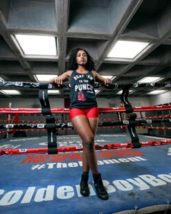 TITLE Boxing Beat Em To The Punch Women's Tank -Knockout Gear TBWTS204BK 2