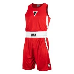 TITLE Boxing Performance Aerovent Amateur Boxing Set 3.0 40 TITLE Boxing Performance Aerovent Amateur Boxing Set 3.0 -Knockout Gear TPABS3 RD WH 1