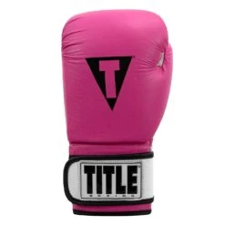 TITLE Premier Leather Super Bag Gloves 2.0 -Knockout Gear TSBG2 PK WH 003