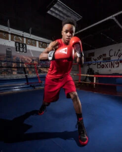 TITLE Premier Leather Super Bag Gloves 2.0 -Knockout Gear TSBG2RD 1