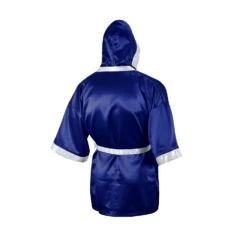 TITLE Boxing Fingertip Robe 31 TITLE Boxing Fingertip Robe -Knockout Gear TSRF BL WH 3