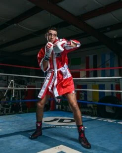 TITLE Boxing Fingertip Robe 36 TITLE Boxing Fingertip Robe -Knockout Gear TSRF2RDWH 2