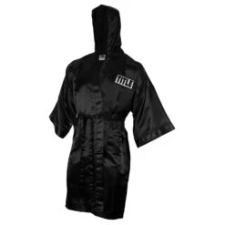 TITLE Boxing Full Length Robe -Knockout Gear TSRFL BK 2