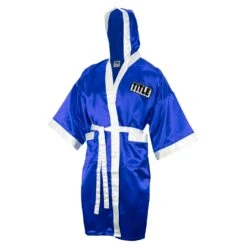 TITLE Boxing Full Length Robe -Knockout Gear TSRFL RY WH 2