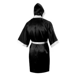 TITLE Boxing Pro Full Length Robe 3.0 31 TITLE Boxing Pro Full Length Robe 3.0 -Knockout Gear TSRFL3 BK WH 3