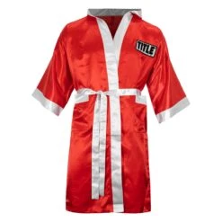 TITLE Boxing Pro Full Length Robe 3.0 39 TITLE Boxing Pro Full Length Robe 3.0 -Knockout Gear TSRFL3 RD WH 1