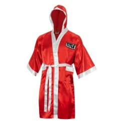 TITLE Boxing Pro Full Length Robe 3.0 41 TITLE Boxing Pro Full Length Robe 3.0 -Knockout Gear TSRFL3 RD WH 2
