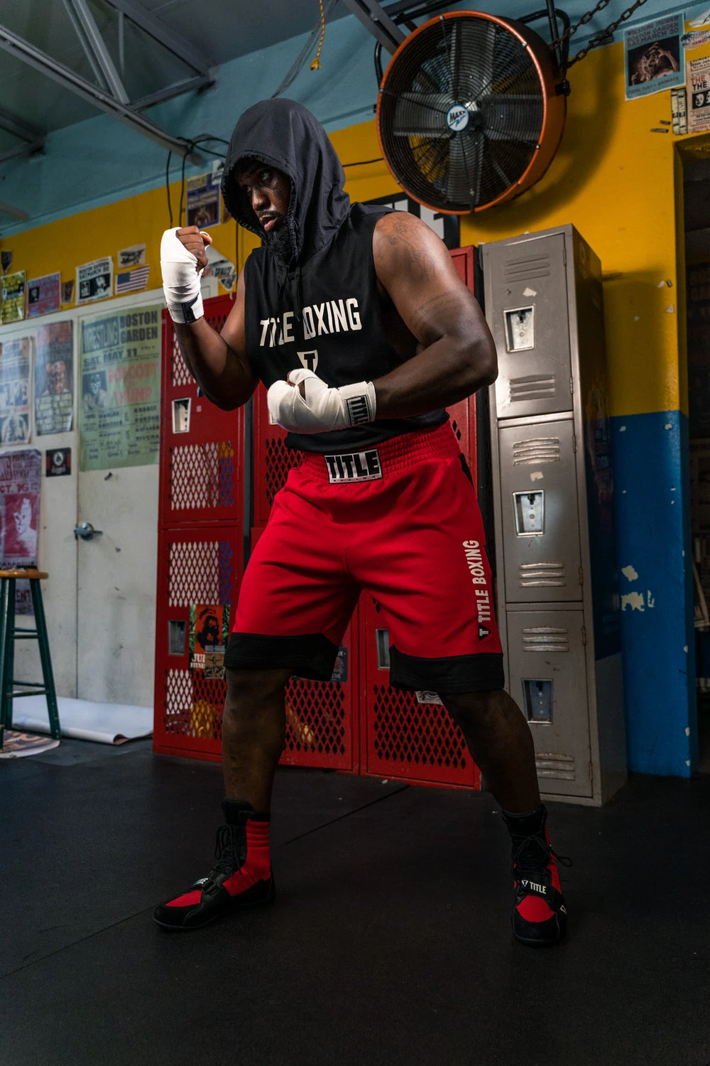 TITLE Boxing Dual Stripe Sweat Shorts 4 TITLE Boxing Dual Stripe Sweat Shorts - Image 2