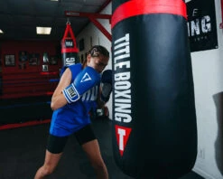 TITLE Boxing Pro Style Leather Training Gloves 3.0 28 TITLE Boxing Pro Style Leather Training Gloves 3.0 -Knockout Gear TVVTG3BL 1