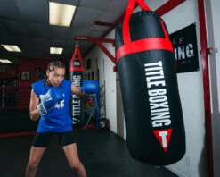 TITLE Boxing Pro Style Leather Training Gloves 3.0 29 TITLE Boxing Pro Style Leather Training Gloves 3.0 -Knockout Gear TVVTG3BL 2