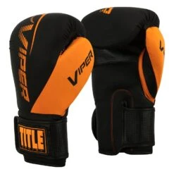 Viper By TITLE Boxing Strike Bag Gloves 2.0 28 Viper By TITLE Boxing Strike Bag Gloves 2.0 -Knockout Gear VSBG2 BK OR 02