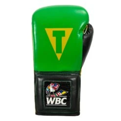 WBC By TITLE Boxing Sparring Gloves -Knockout Gear WBCSG GN BK 03