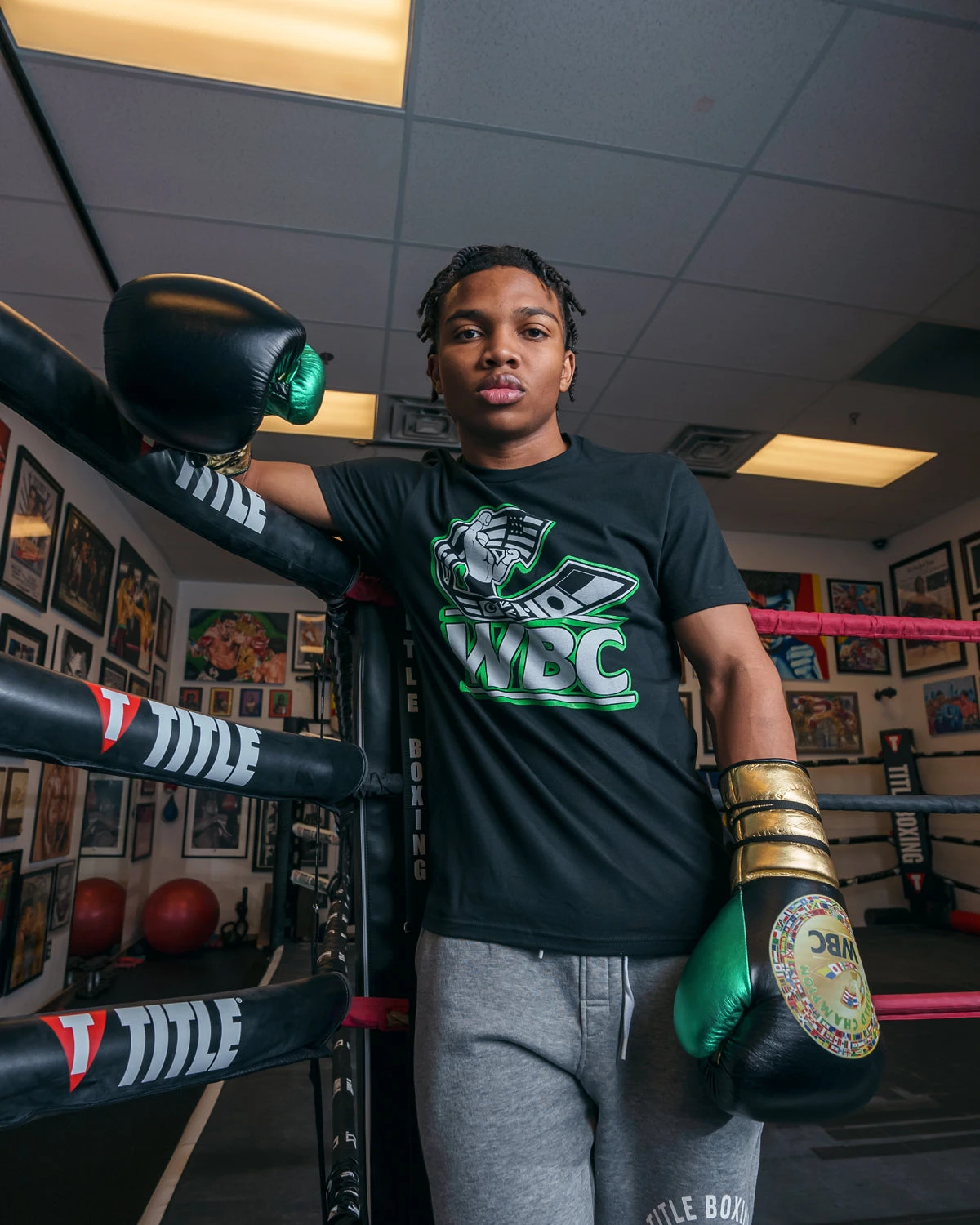 WBC By TITLE Boxing Flag Tee 4 WBC By TITLE Boxing Flag Tee - Image 2