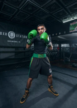 WBC By TITLE Boxing Sweat Shorts 11 WBC By TITLE Boxing Sweat Shorts -Knockout Gear WBCTTSBKGR 1