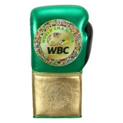 WBC By TITLE Boxing Green Belt Sparring Gloves -Knockout Gear WGBSG GN GD BK 3
