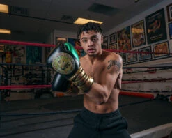 WBC By TITLE Boxing Green Belt Sparring Gloves -Knockout Gear WGBSGBKGN 1