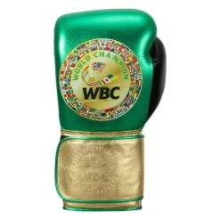 WBC By TITLE Boxing Green Belt Training Gloves 1.0 27 WBC By TITLE Boxing Green Belt Training Gloves 1.0 -Knockout Gear WGBTG GN GD BK 3