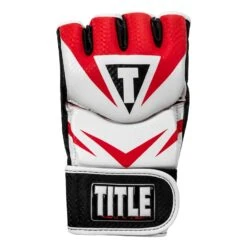 TITLE MMA Command Pro Fight Gloves -Knockout Gear XMCPFG RD WH 003