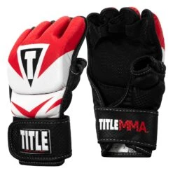 TITLE MMA Command Training Gloves -Knockout Gear XMCTG RD WH 002