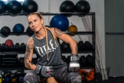 TITLE MMA Menace Metallic Training Gloves 28 TITLE MMA Menace Metallic Training Gloves -Knockout Gear XMMTGSV 2