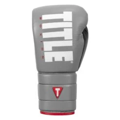 TITLE Boxing Leather Enforcer Pro Sparring Gloves -Knockout Gear XRVCSG SV BK 03