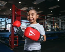 TITLE Boxing Aerovent Youth Gloves -Knockout Gear YGLVRD 1