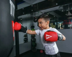 TITLE Boxing Aerovent Youth Gloves -Knockout Gear YGLVRD 3
