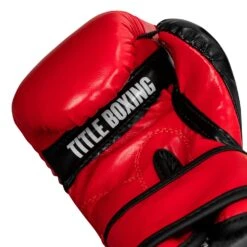 TITLE Boxing Youth Bag Gloves 26 TITLE Boxing Youth Bag Gloves -Knockout Gear YTBBG RD BK 05