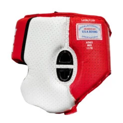 TITLE Boxing Aerovent Elite USA Boxing Competition Headgear – With Cheeks -Knockout Gear achex rd 3