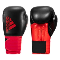 Adidas Hybrid 100 Boxing Gloves 32 Adidas Hybrid 100 Boxing Gloves -Knockout Gear adih100 bk rd 001 1