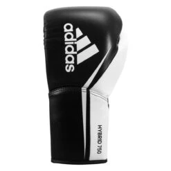 Adidas Hybrid 350 Elite Pro Fight Gloves -Knockout Gear adih750fg bk wh 3 1