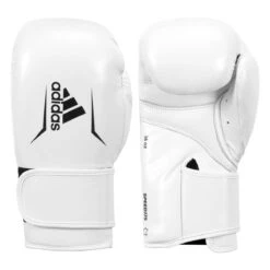 Adidas Speed 175 Leather Training Gloves -Knockout Gear adisbg175 wh bk 001 2