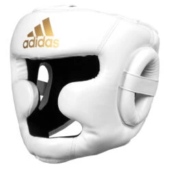 Adidas Super Pro Full Face Headgear -Knockout Gear adisbhg041 wh gd 01