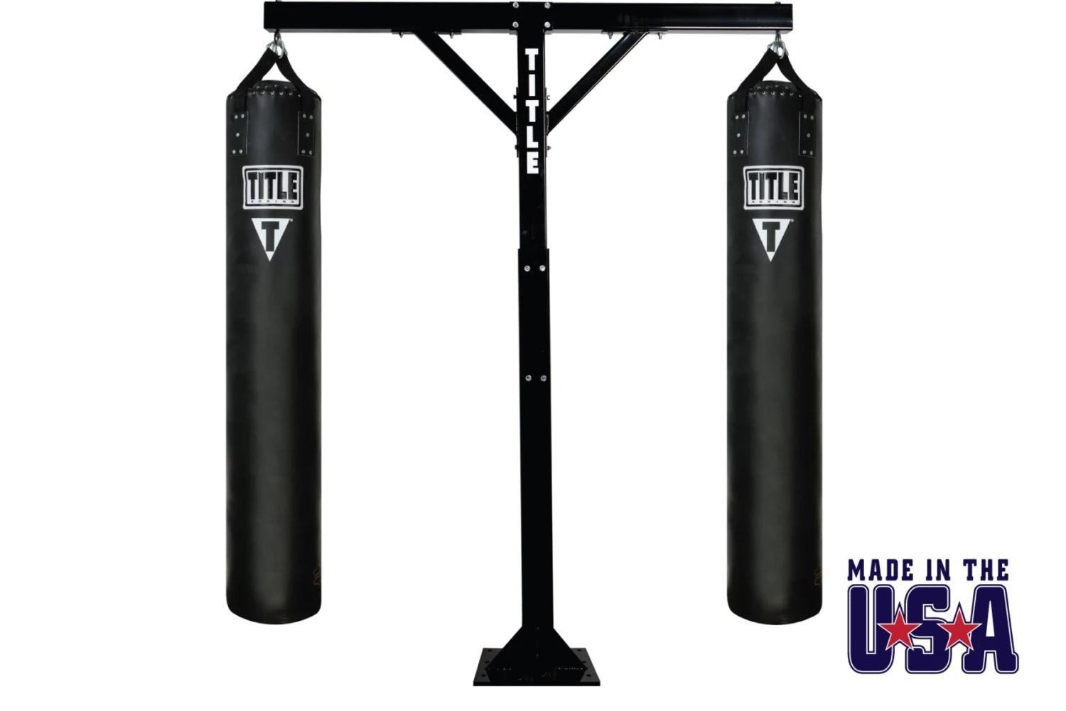TITLE Boxing Adjustable Heavy Duty Double Bags Stand 5 TITLE Boxing Adjustable Heavy Duty Double Bags Stand - Image 3