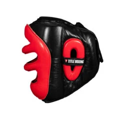 TITLE Boxing Adaptable Low Contact Headgear 10 TITLE Boxing Adaptable Low Contact Headgear -Knockout Gear alchg2 bk rd 2 1