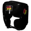 BOOM BOOM Boxing Commander Youth Headgear -Knockout Gear bbhgy bk 1
