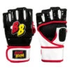 BOOM BOOM Boxing Bomber Youth MMA Gloves 2 BOOM BOOM Boxing Bomber Youth MMA Gloves -Knockout Gear bbmmgy bk wh rd 01