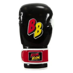 BOOM BOOM Boxing Silencer Youth Bag Gloves 21 BOOM BOOM Boxing Silencer Youth Bag Gloves -Knockout Gear bbybgs bk wh rd 03