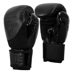 TITLE Black Blitz Fit Boxing Gloves 12 TITLE Black Blitz Fit Boxing Gloves -Knockout Gear bkbfg 0002