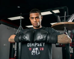 TITLE Black Phantom Bag Gloves 19 TITLE Black Phantom Bag Gloves -Knockout Gear bkpbg bk 1