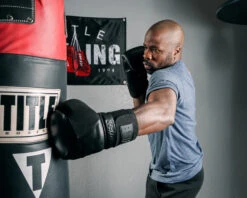 TITLE Black Phantom Bag Gloves 20 TITLE Black Phantom Bag Gloves -Knockout Gear bkpbg bk 3