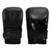 TITLE Black Old School Leather Pro Bag Gloves 2 TITLE Black Old School Leather Pro Bag Gloves -Knockout Gear bktbg 001