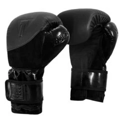 TITLE Black Blitz Weighted Bag Gloves -Knockout Gear bkwbg 002