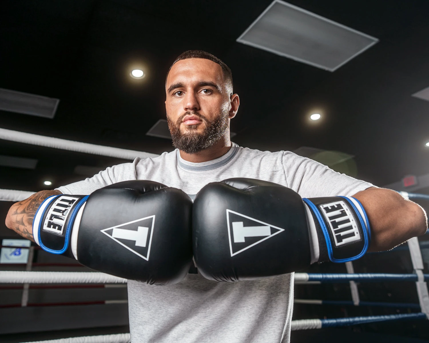 TITLE Boxing Leather Big League Training Gloves 4 TITLE Boxing Leather Big League Training Gloves - Image 2