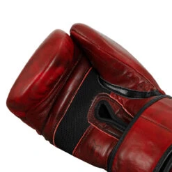 TITLE Boxing Blood Red Leather Bag Gloves 14 TITLE Boxing Blood Red Leather Bag Gloves -Knockout Gear brbg rd 005 4
