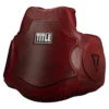 TITLE Boxing Blood Red Leather Body Protector 2 TITLE Boxing Blood Red Leather Body Protector -Knockout Gear brmmbp rd 1