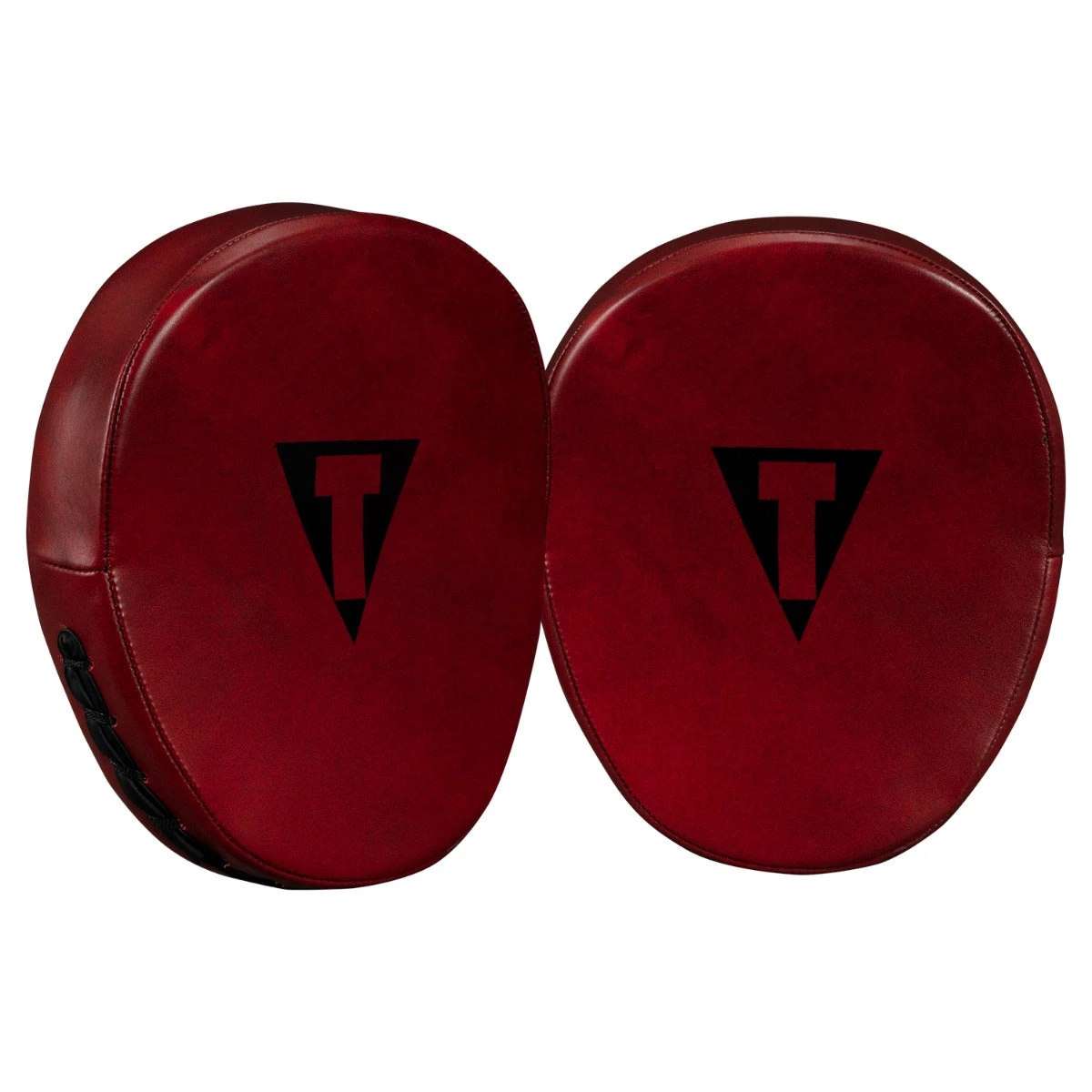 TITLE Boxing Blood Red Leather Punch Mitts 5 TITLE Boxing Blood Red Leather Punch Mitts - Image 3